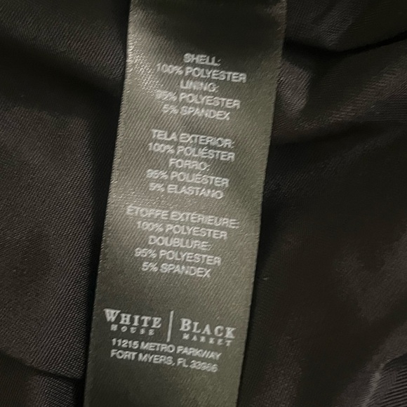 White House Black Market Womens Ruffle Polka Dots Chiffon Tank Size Medium - Picture 8 of 8